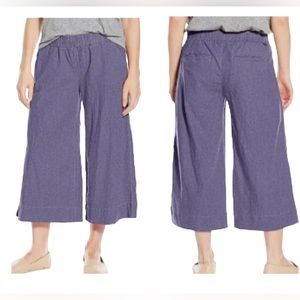 Jag Jeans Jaclyn Culotte women’s Medium denim blue wide leg linen blend